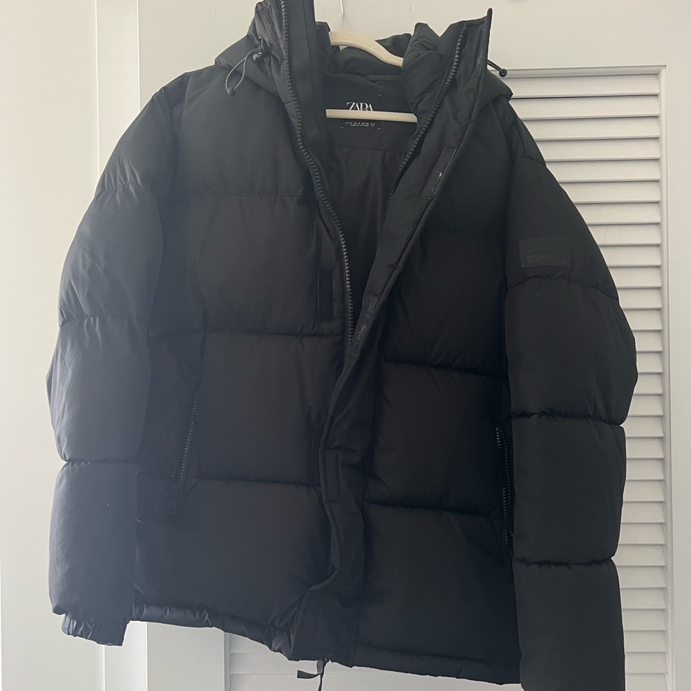 Zara mens puffer coat
